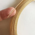 GP US 14K Gold Filled Hard Sparkle Wire 14ga-24ga Permanent Jewelry Chains Diamond Cut Wires Making Diy Factory Price Wholesale