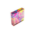 New Design Cheap Price Crystal Color Printing Cube Laser Engraved Custom Design Glass Cube Wholesale