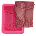HY Custom Moulds Diy Fairy Angel Rectangular Soap Mold for Soap Silicone Mold