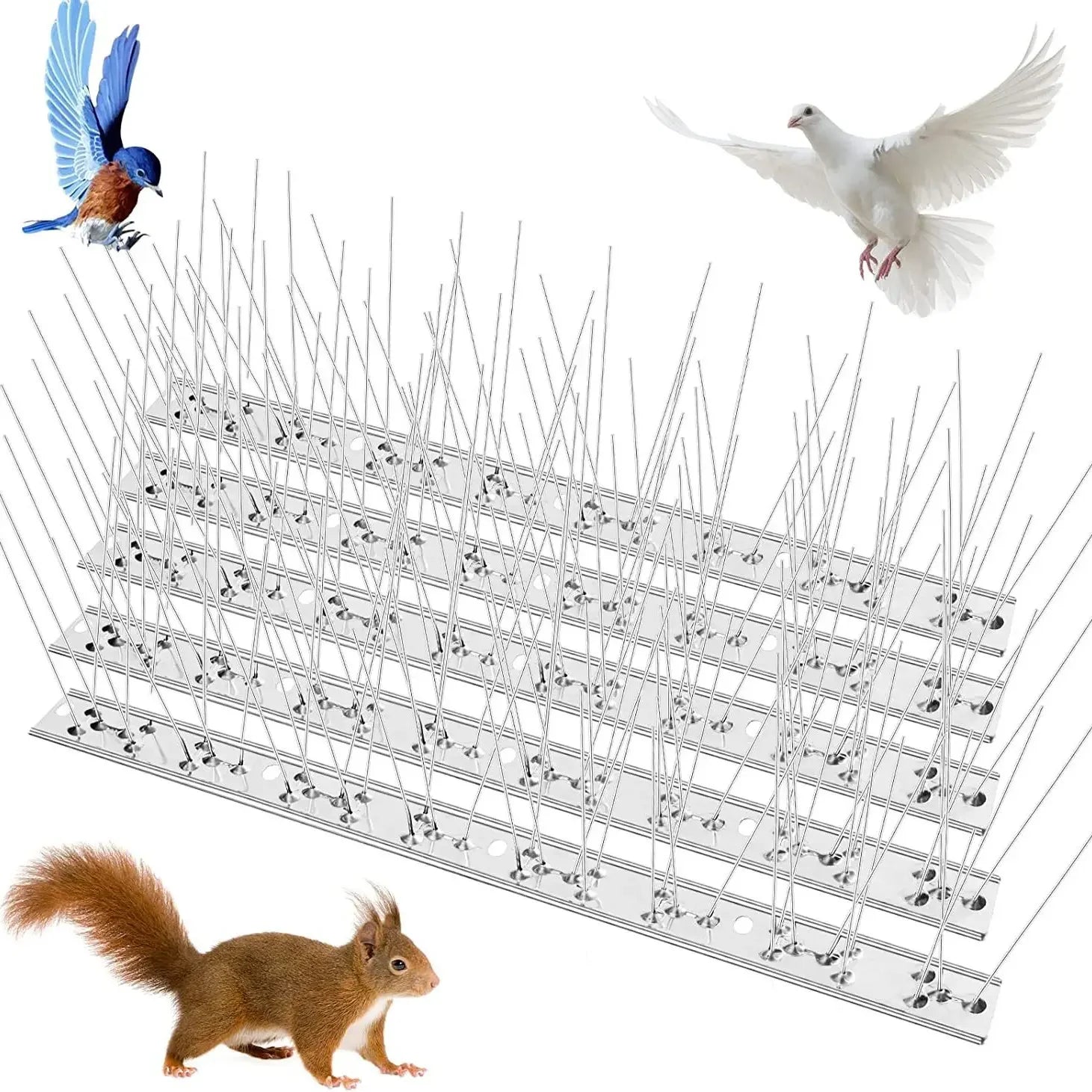 Hot Selling Solid Plastic Anti Bird Spikes Deterrent Mat for Small Birds & Pigeon Repeller Eco-Friendly Sustainable