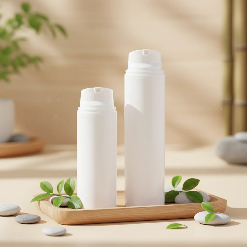 Luxury Cosmetic Vacuum Airless Bottle with 30ml 50ml 80ml 100ml 120ml 150ml Plastic Airless Lotion Pump Bottle