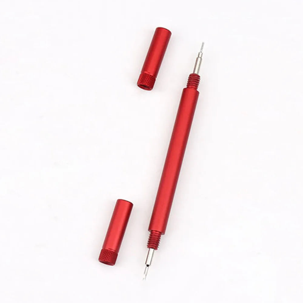 Double Head Watch Repairing Tool Replace Spring Bar Screwdriver Aluminum Handle Steel Head Watch Strap Link Pin Remover