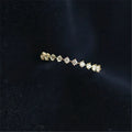 2025 Turkish Sterling Silver Ring Cubic Zirconia 18k Gold Plated 925 Rings