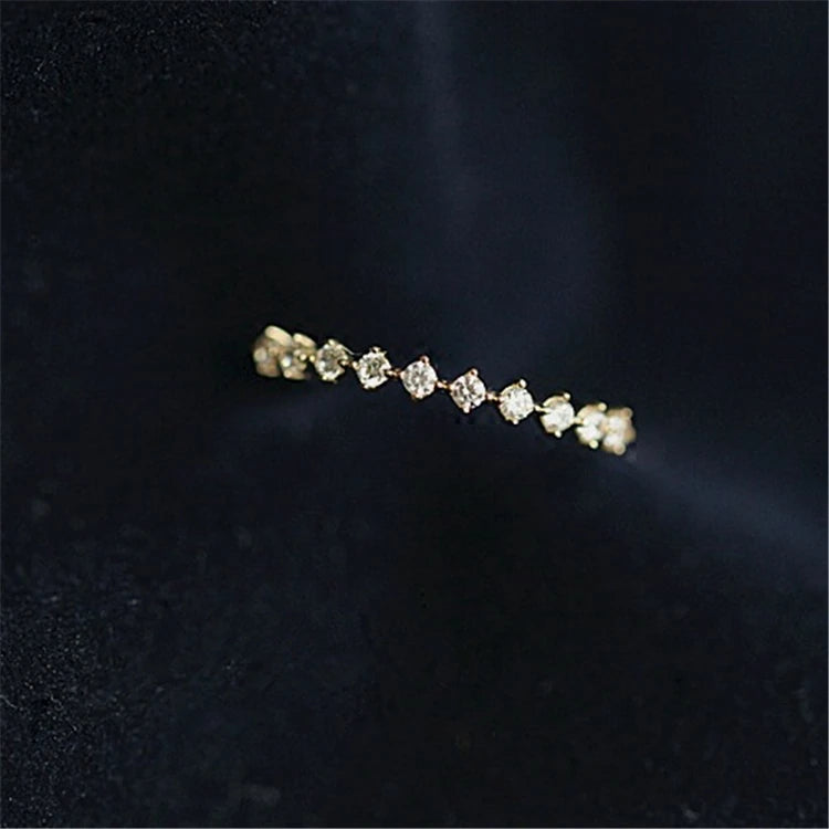 2025 Turkish Sterling Silver Ring Cubic Zirconia 18k Gold Plated 925 Rings