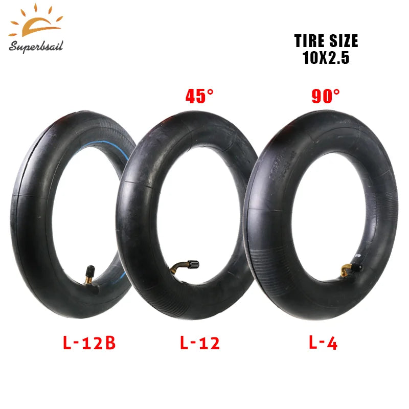 Superbsail 10 Inch Electric Scooter Inner Tubes Pneumatic M365 PRO Wheel Tyres for E-Scooter Kick Scooter Inner Tube Tire