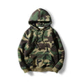 2024 Camouflage Hoodies Men Heavy Weight Hip Hop Oversized Camo Hoodie Custom logo