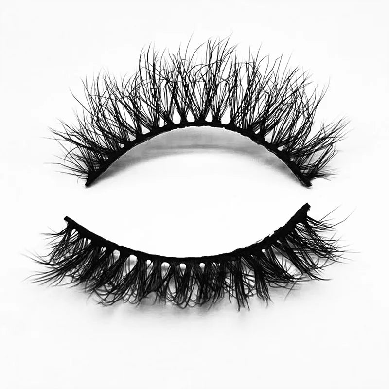 Wholesale Best Quality Premium Faux Mink Eyelashes Luxury Handmade 3D False Eyelashes Natural Thick Style Mixed Length