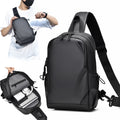 Hot Selling Chest Bag Waterproof Functional Fashion Middle Usb Port Men Crossbody Bag