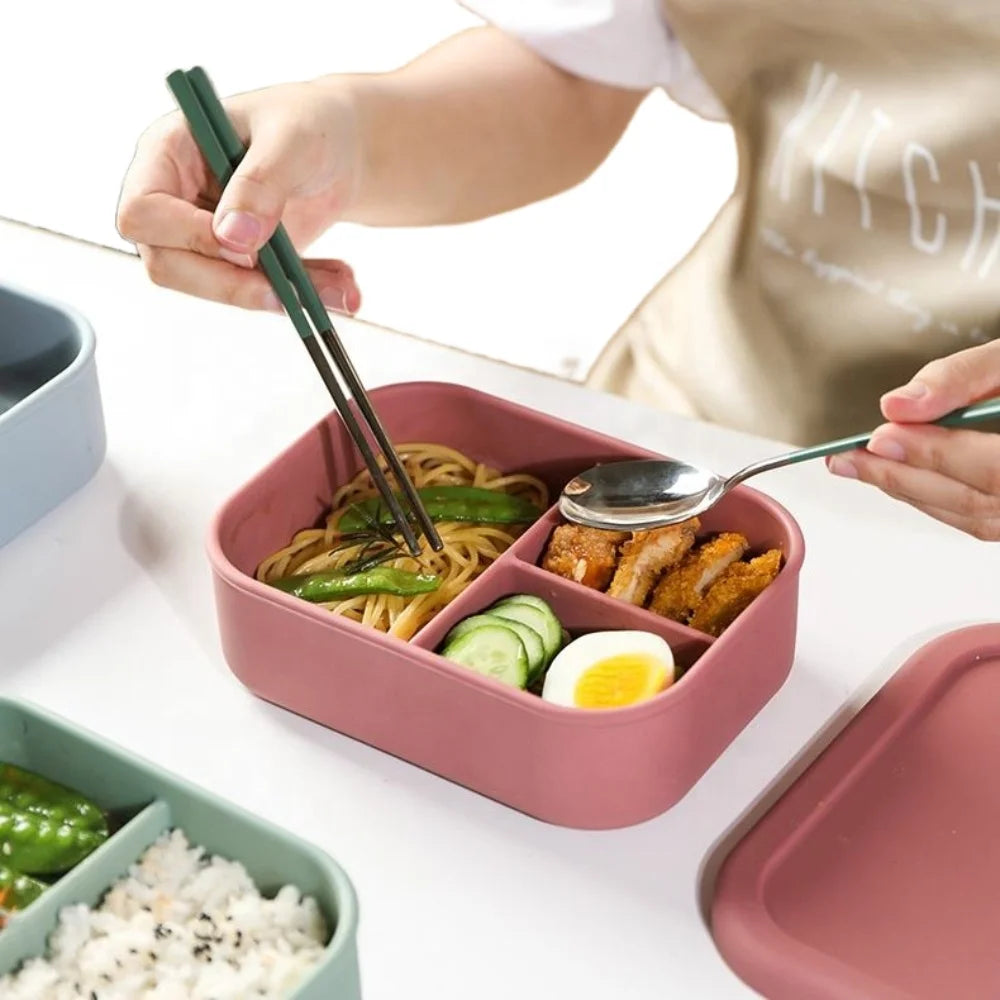 Wholesale Leakproof Food Grade Soft Silicone Snack Fruit Container Silicone Food Storage Box Bento Box MegaBDM