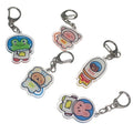 Plastic Keychain Cheap Custom Design Logo Cartoon Keychain Cute Acrylic Anime Key Chain Charm for Girls