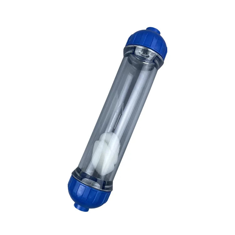 DIY 10 Inch Refillable Empty Housing Water Filter Cartridge Transparent T33 Clear Housing for Resin Ceramic Balls