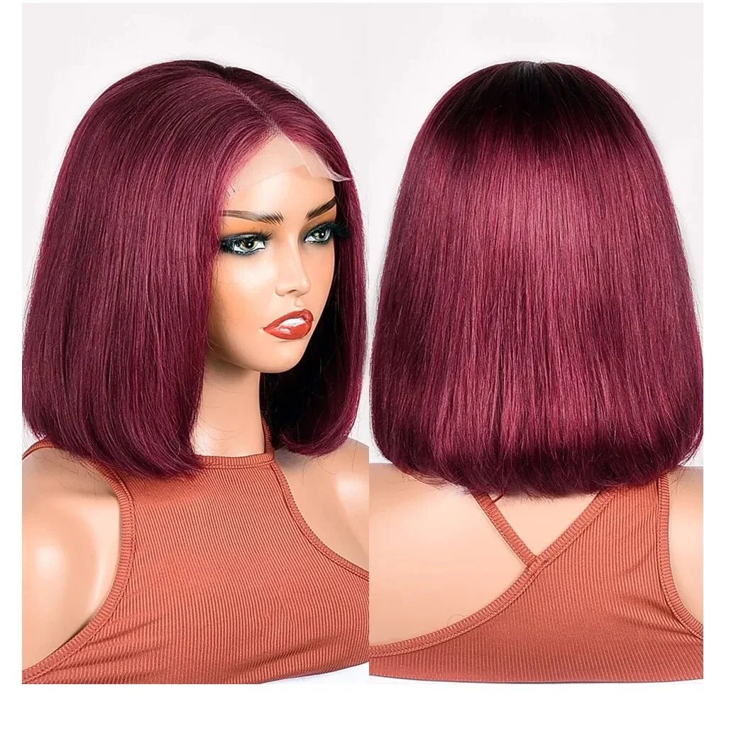 Wholesale 4x4 Lace Closure Bob Wig 12inch Bone Straight Glueless Raw Vietnamese Hair Wig Glueless Lace Front Wig Human Hair