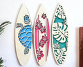 Handmade Beach Decor Surfboard Art Coastal Wall Decor