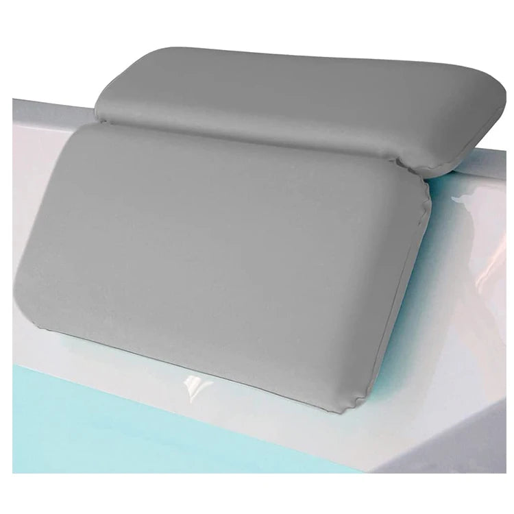 Hot Selling Luxury Eco-Friendly Spa Neck Bath Pillow Bathtub Cushion Sucking Cups Customized Colors for Waterproof Bathroom Use