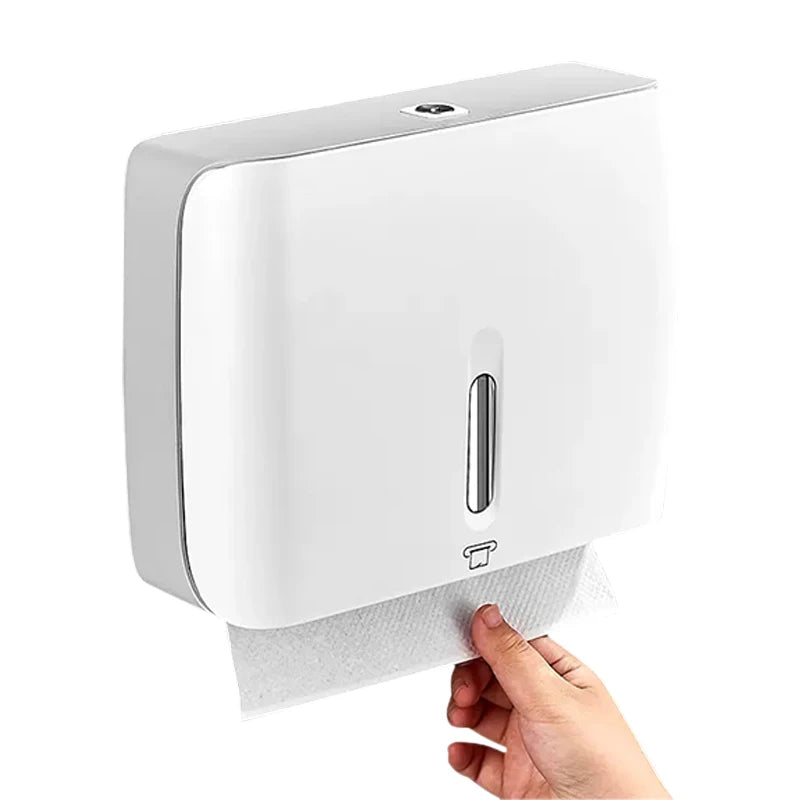 New Bathroom Wall Mounted Plastic Toilet Roll Tissue Paper Towel Dispenser for Hotel
