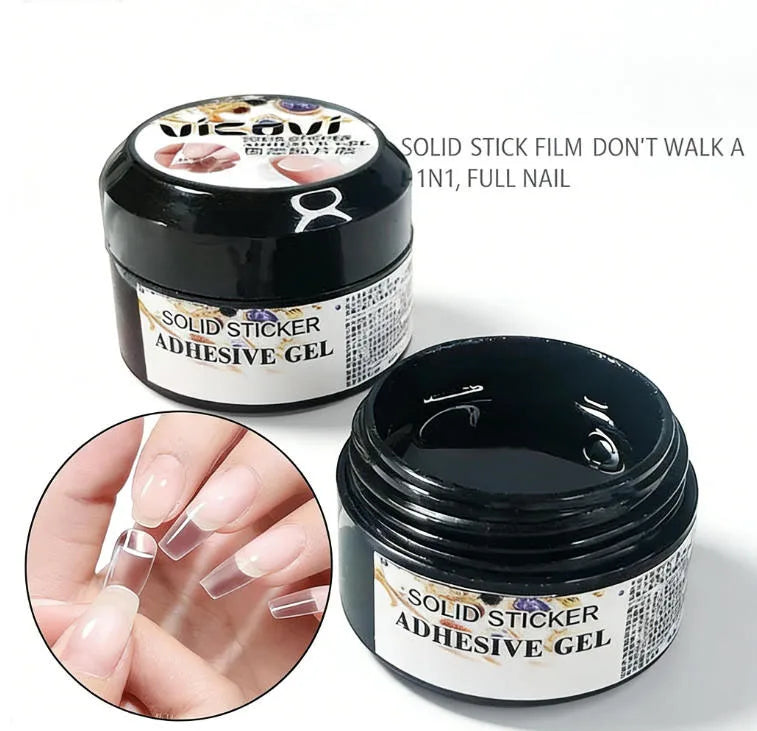 5ml Solid Nail Tips Gel/Polish Viscose/Diamond Gel No-Flowing Modeling Glue DIY Fake Tip Patch Glue Fast Stick Nail Tips Glue