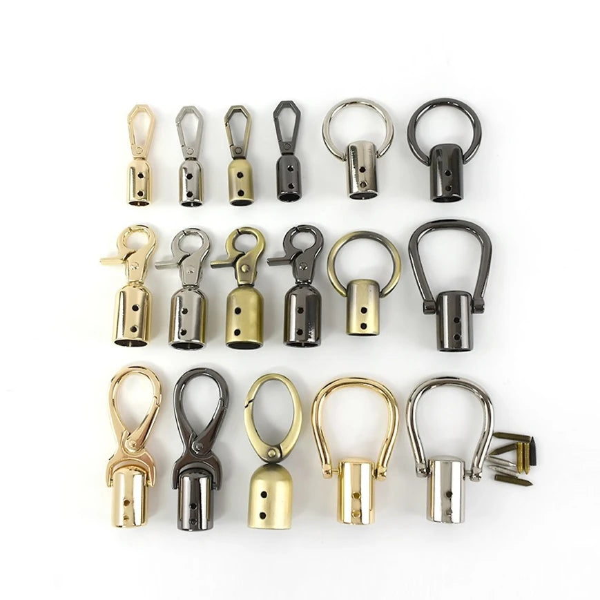 Meetee Alloy Hanging Clock Decorative Hook Handbag Hardware Accessories Bag Hanger Screw Buckle