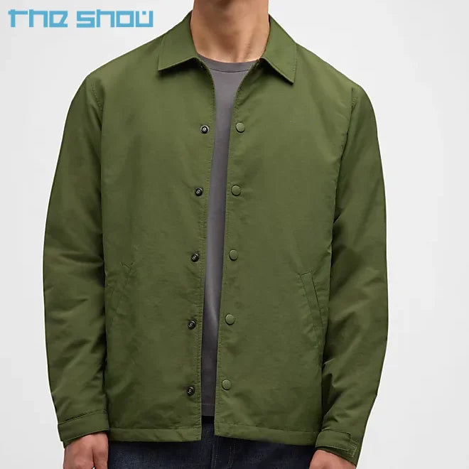 Custom logo Printing Men Polyester Track Jackets Mens Printed Words Front Nylon Windbreaker Heavy Nylon Jacket