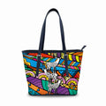 New No MOQ Colorful Custom Handbag Logo No Minimum Large Capacity Fashionable Women Leather Handbags Lightweight