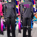 OEM/ODM Custom Made Manufacturer Youth Cheer Gymnastics Rhinestones Jacket Dance Warm up Jacket Track Suit for Kids