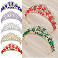Noble Crown for Women Crystal Wedding Tiara and Crowns for Girls Rhinestones Queen Headband Princess Hair Accessories Gift