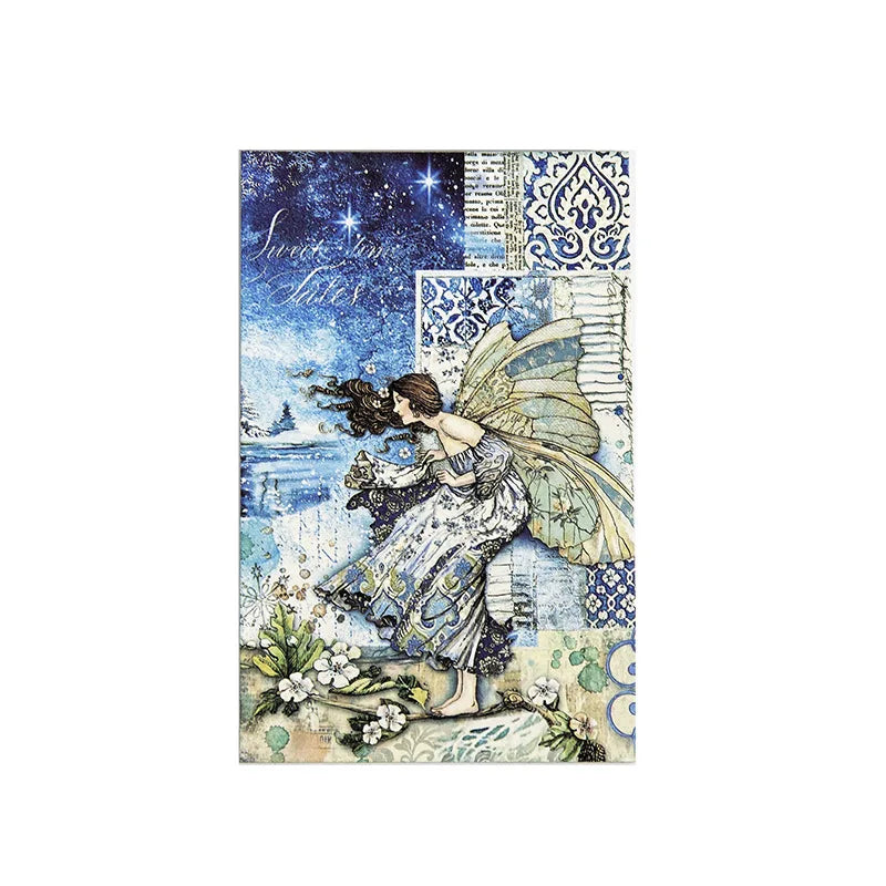 60 Pieces/Pack Material Notepad Rose Manor Series Retro Element Collage DIY Journal Decoration Base Paper 8 Models