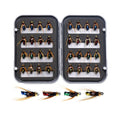 32pcs/Box Fast Sinking Nymph Scud Fly Bug Trout Fishing Flies Artificial Insect Bait Lure for Stream Fishing