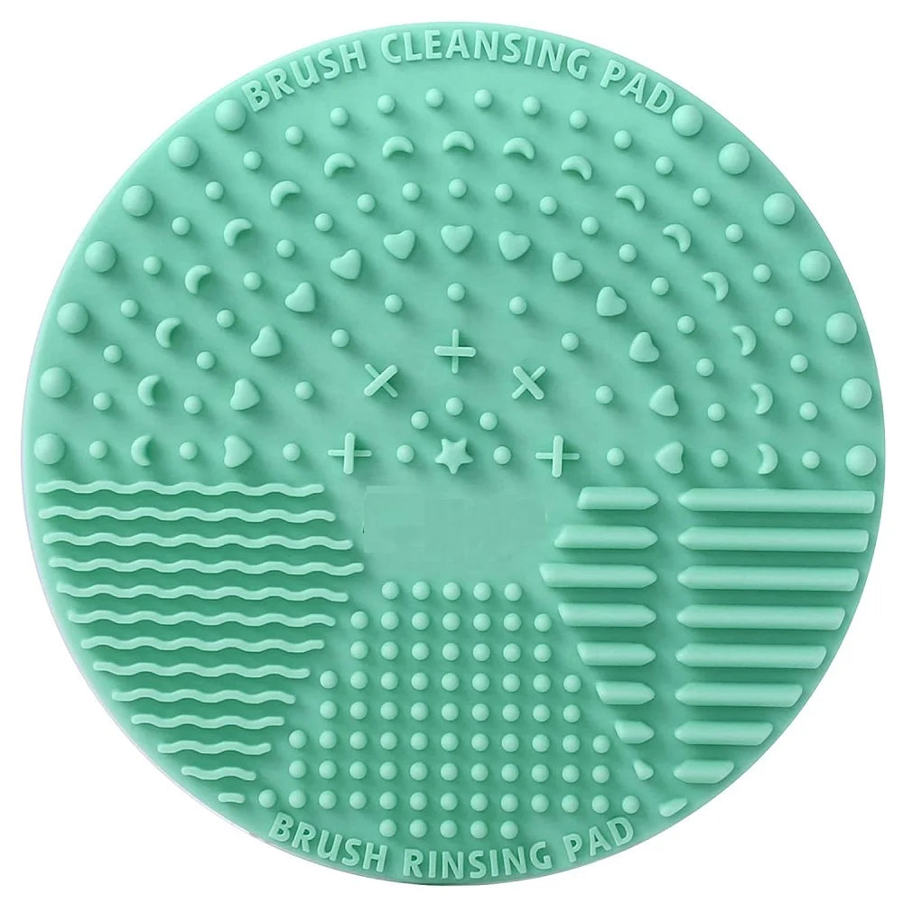 Eco-Friendly Silicone Makeup Brush Cleaner Mat Cosmetics Cleaning Tool