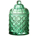 Modern Sustainable Pressed Glass Storage Jar Freshness Preservation Kitchen Party Use Transparent Multifunction Food Container