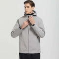 Custom Logo Men's Motorbike Winter Jacket Waterproof Windbreaker Coat With Hooded Stand Collar Woven Fabric for Spring Season