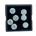 Flower Cut White D VVS Lab Created Synthetic Moissanite Diamond Octagon Shape Gemstones
