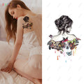 Eco-Friendly and Non-Toxic Temporary Sleeve Tattoo Men Women Body Art Half Arm Leg Tribal Fake Waterproof Tattoo Stickers