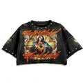 Custom LOGO Plus Size Men Streetwear Solid Vintage 300GSM Heavyweight Cotton DTG Embroidery Oversize Tee