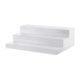 Modern Custom Acrylic 3-Tier Black 3-5mm Thick Rectangular Countertop Display Stand for Bar Wine Liquor Bottles Retail Shops