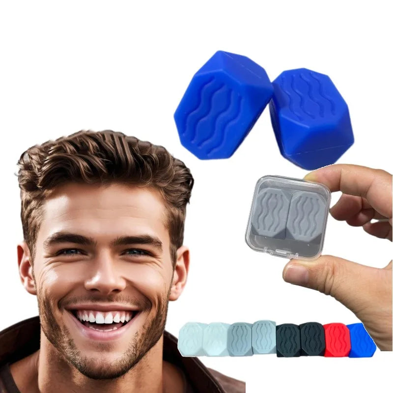 Facial Exercise Chew Tool Jaw Exerciser Silicone Chew Fitness Ball Jaw Neck Face Exerciser