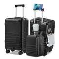 SOKOK Fashionable Travelling Bags Luggage with Backpack Hard Shell Stylish Durable Travel Suitcases Multifunctional with Charger