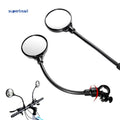 Superbsail Rear View Acrylic Mirror Suits Motorcycle Electric Scooter Cycling Spare Parts Bike Rear Mirror E Bike Accessories