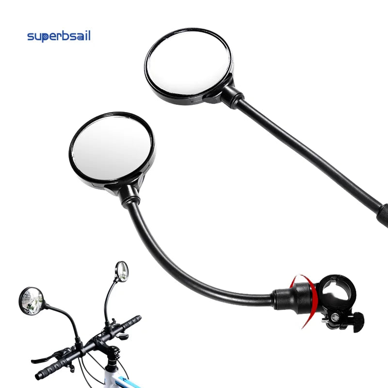 Superbsail Rear View Acrylic Mirror Suits Motorcycle Electric Scooter Cycling Spare Parts Bike Rear Mirror E Bike Accessories