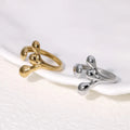 Beimai OEM Ring Irregular Simple Stainless Steel Waterproof Women Ring