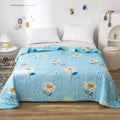 Wholesale Embroidered Organic 100% Polyester Bed Sheet Hotel Set Quilt Cover Comfortable Quilted Fabric for Quilting Home