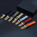 Wholesale Two Pieces Canvas Watch Strap With Metal Buckle Simple Good Quality Quick Release Fabric Wristbands for Smart Watches