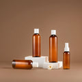 Frosted PET Plastic Empty Cosmetic Press Shampoo Bottle with Pump Lid 500 ml Plastic Bottle