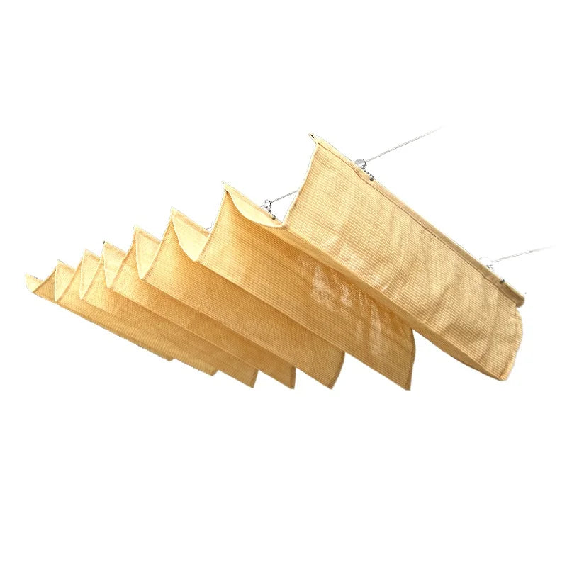 Wave Telescopic Sunshade Sail Garden Retractable Awning Outdoor Folding Roof Pergola Stretchable Shades Canopy Patio Umbrella