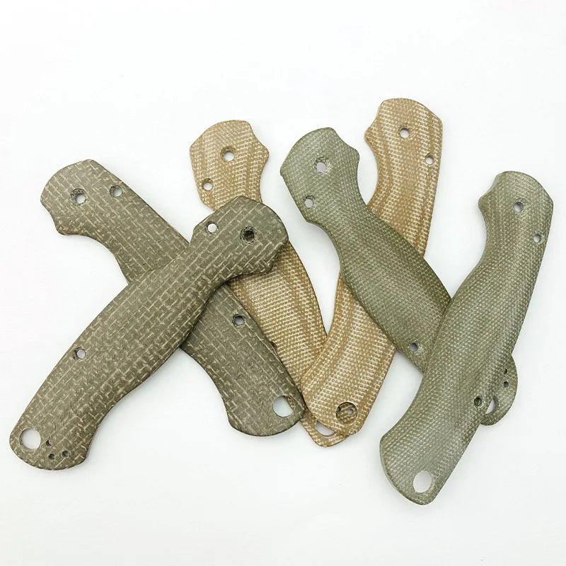Custom Micarta Handles for Spy-derco Paramilitary 2 Spider C81 Knife Handle Patch