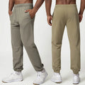 SHINBENE 29" Soft Cotton French Terry Sweatpants Mens High Waist Drawstring Casual Lounge Pants Joggers With Pockets