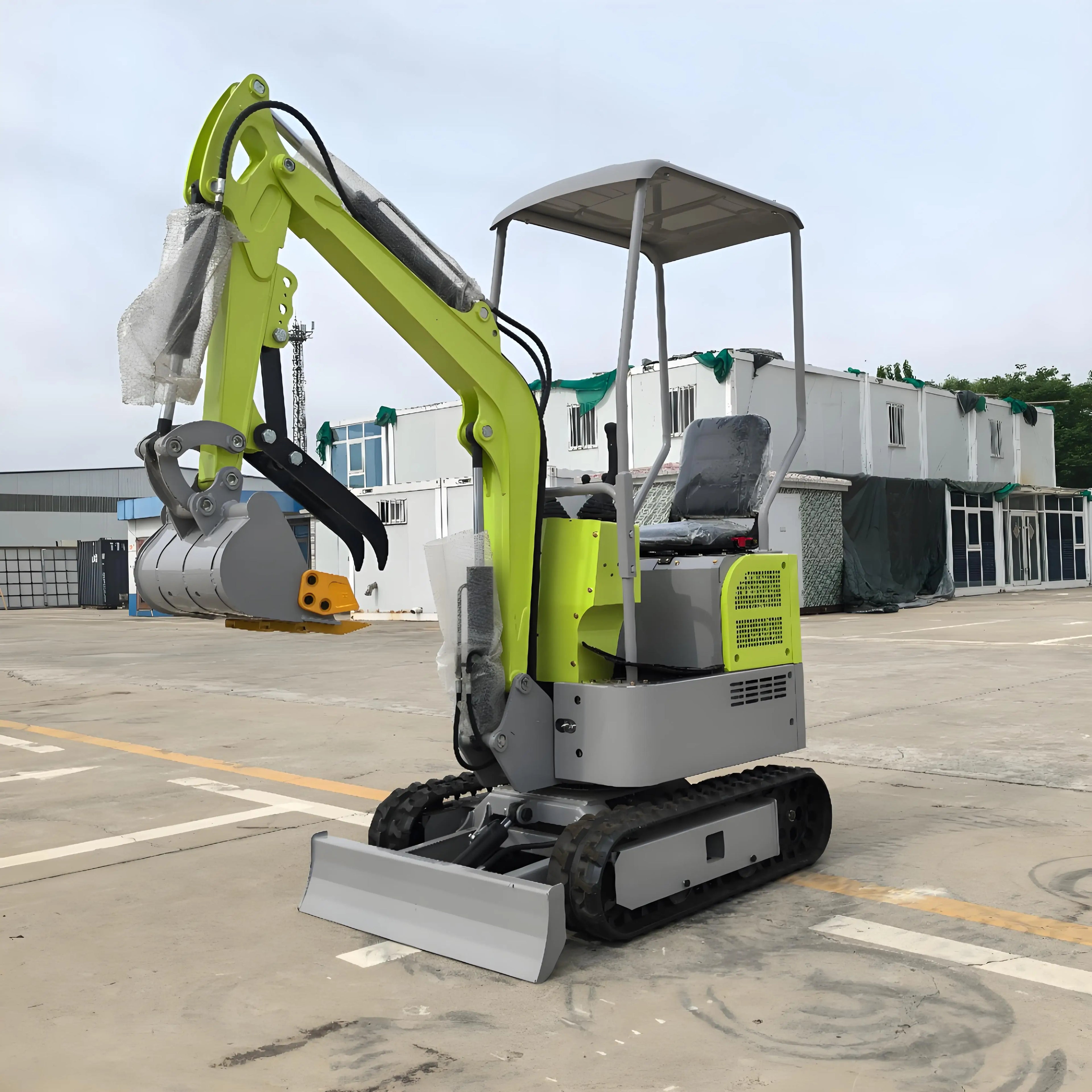 Certified CE/EPA Kawasaki 2 Ton Home Use Compact Crawler Excavator Eaton Hydraulic Pump Gear Engine Free Shipping 5 Year