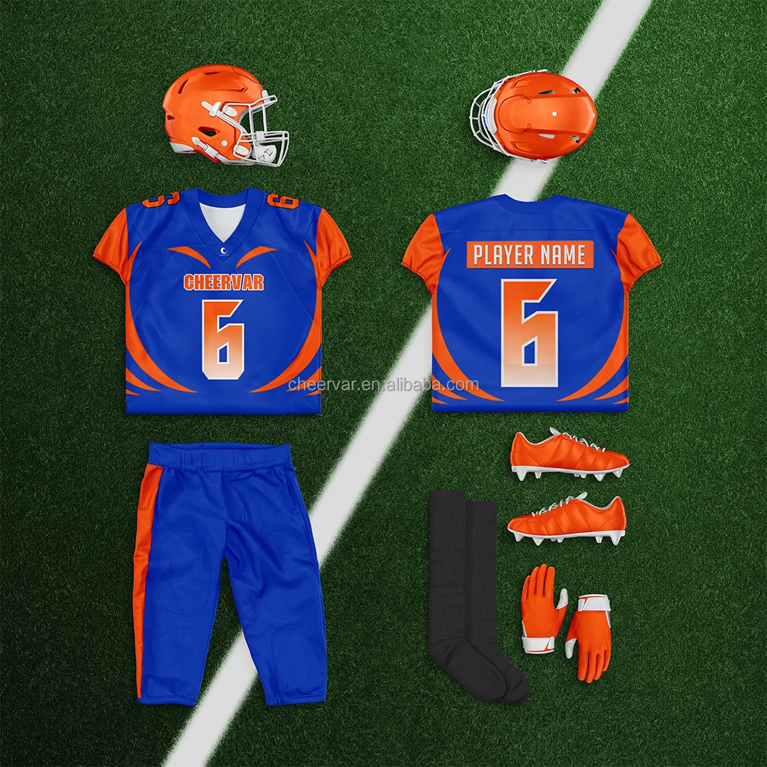 Personalized Design American Football Uniforms Tackle Twill American Football Jersey American Football Wear for Men