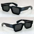 Lmamba 2024 Luxury Designer Vintage Rectangle Shades Brand Custom Sun Glasses Logo Thick Frame Retro Square Sunglasses Women Men