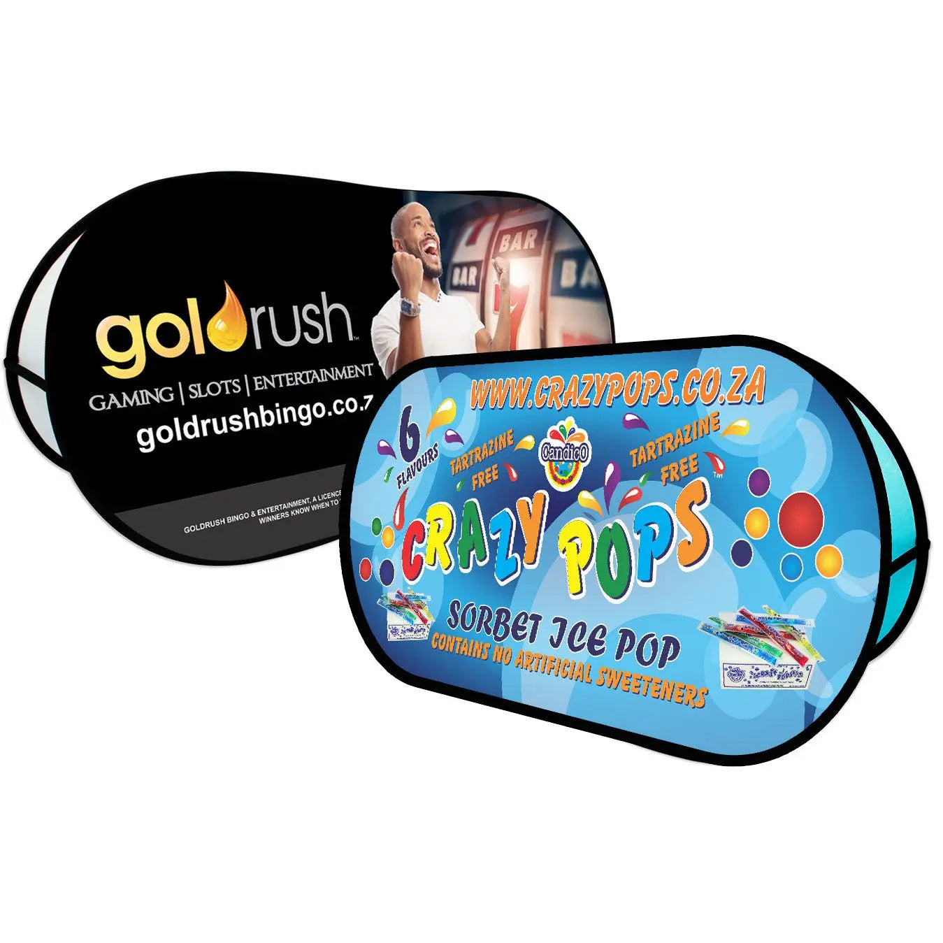 Custom Advertising Trade Show Pop up Banners a Frame Outdoor Sports Promotion Event Foldable Banners Stand