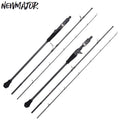Lurekiller 1.91m M/ML 40-150G/80-250G 3-Section Black Rider Slow Jigging Rod EVA Handle Carbon Ocean Boat for Sea Saltwater